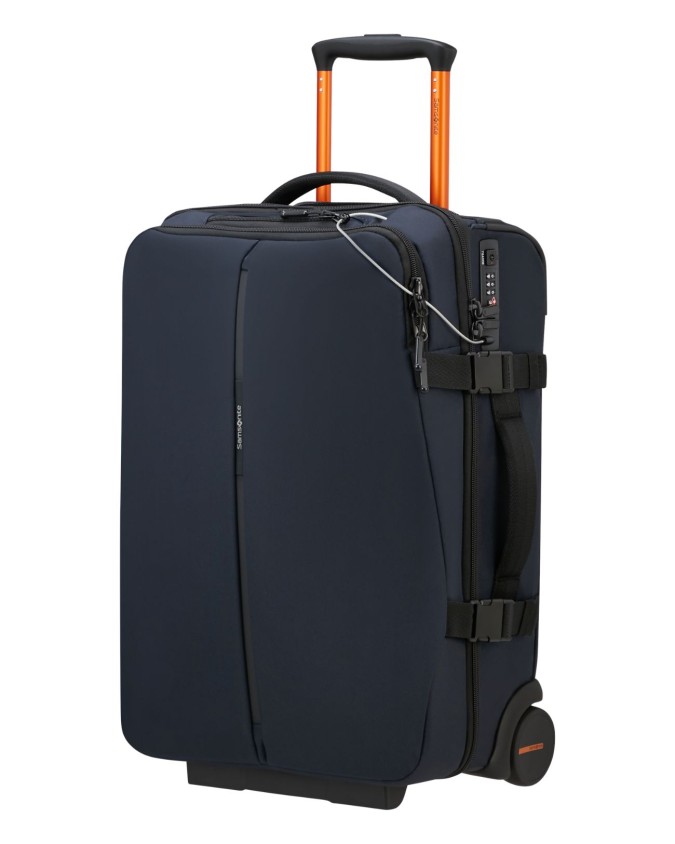 Samsonite - Borsone/trolley con 2 ruote in pet riciclato Securipack 2.0