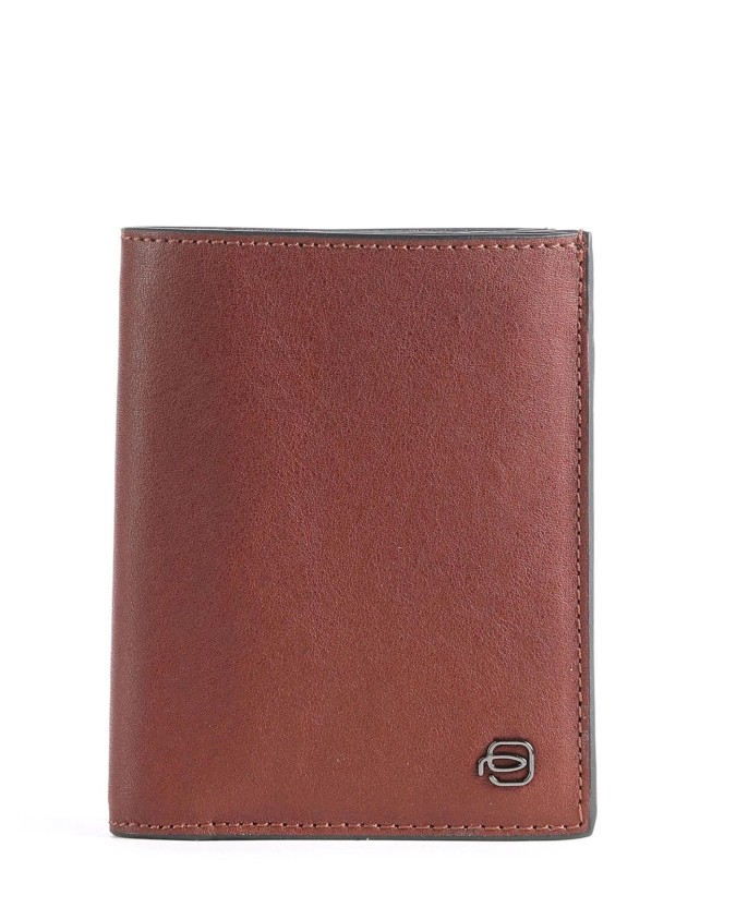 Piquadro - Portafoglio in pelle verticale con antifrode Black Square