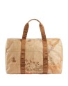 Alviero Martini Prima Classe - Borsone pieghevole da viaggio con mini beauty Geo Soft