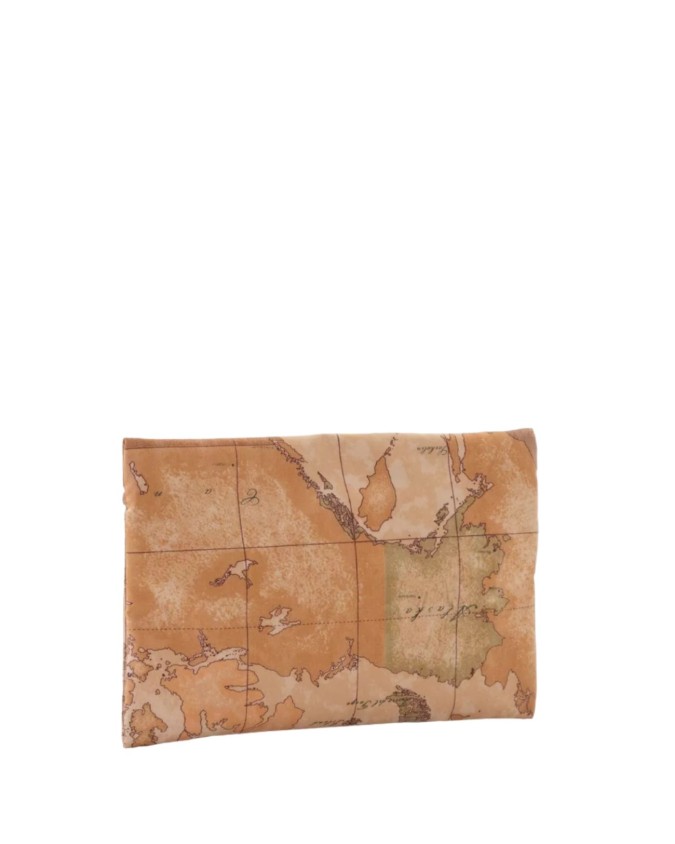Alviero Martini Prima Classe - Bustina grande rettangolare in tessuto Geo Soft