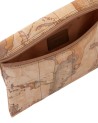 Alviero Martini Prima Classe - Bustina grande rettangolare in tessuto Geo Soft