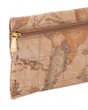 Alviero Martini Prima Classe - Bustina grande rettangolare in tessuto Geo Soft
