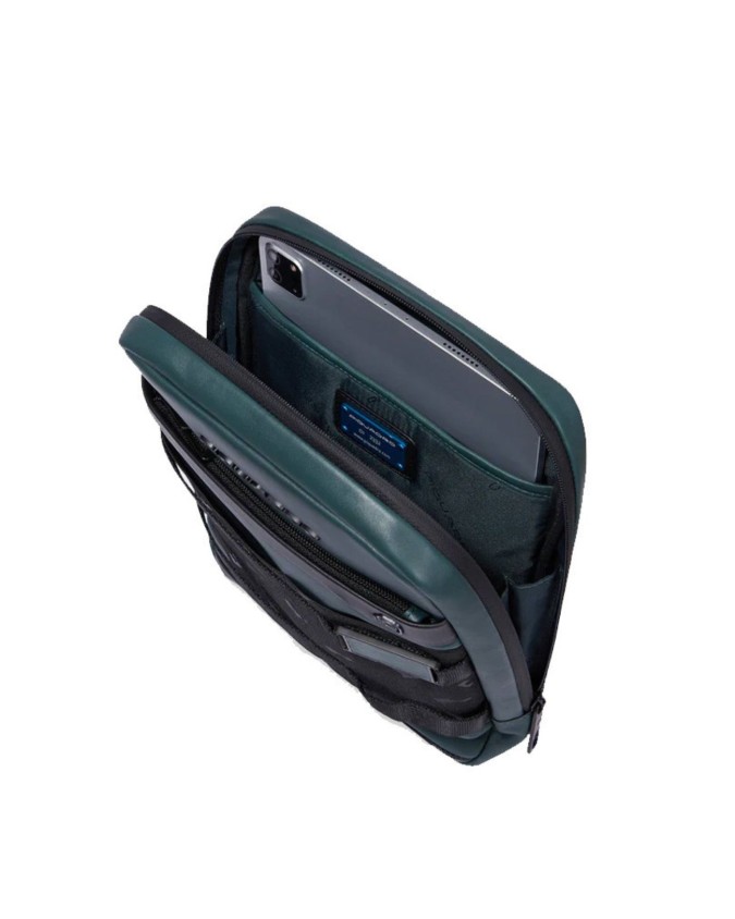  Piquadro - Borsello a tracolla uomo in pelle per iPad® modulare