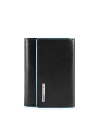 Piquadro - Portafoglio donna piccolo in pelle con porta monete Blue Square 2