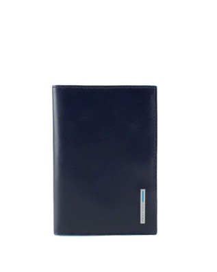 Piquadro - Porta passaporto in pelle unisex Blue Square