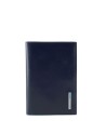Piquadro - Porta passaporto in pelle unisex Blue Square