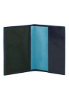 Piquadro - Porta passaporto in pelle unisex Blue Square