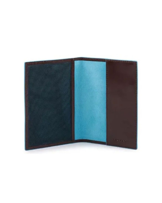  Piquadro - Porta passaporto in pelle unisex Blue Square