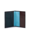  Piquadro - Porta passaporto in pelle unisex Blue Square