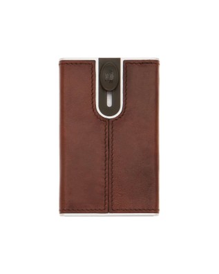 The Bridge - Leather credit card holder with Story eject...