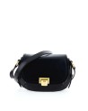  The Bridge - Borsa a tracolla in pelle con patta Federica