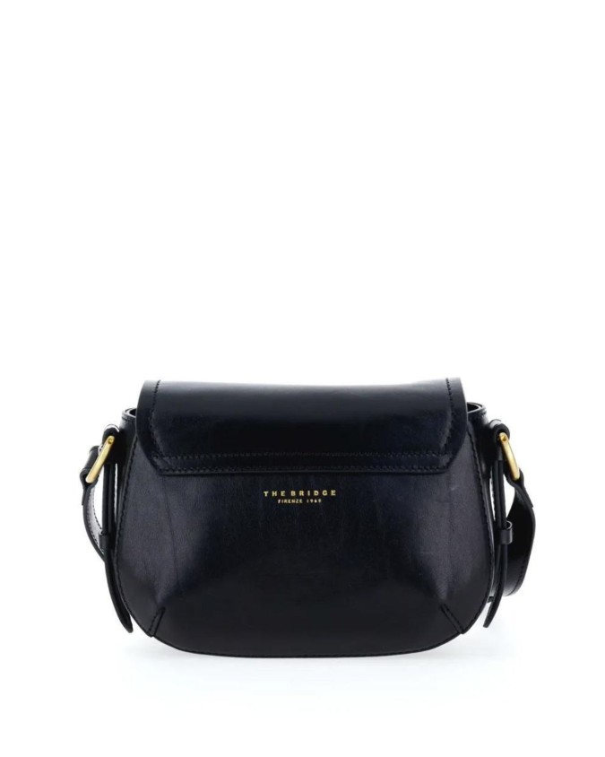  The Bridge - Borsa a tracolla in pelle con patta Federica