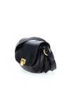  The Bridge - Borsa a tracolla in pelle con patta Federica