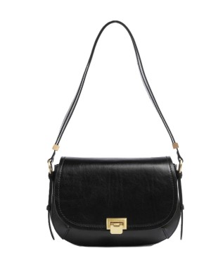 The Bridge -  Federica medium-sized leather crossbody bag...