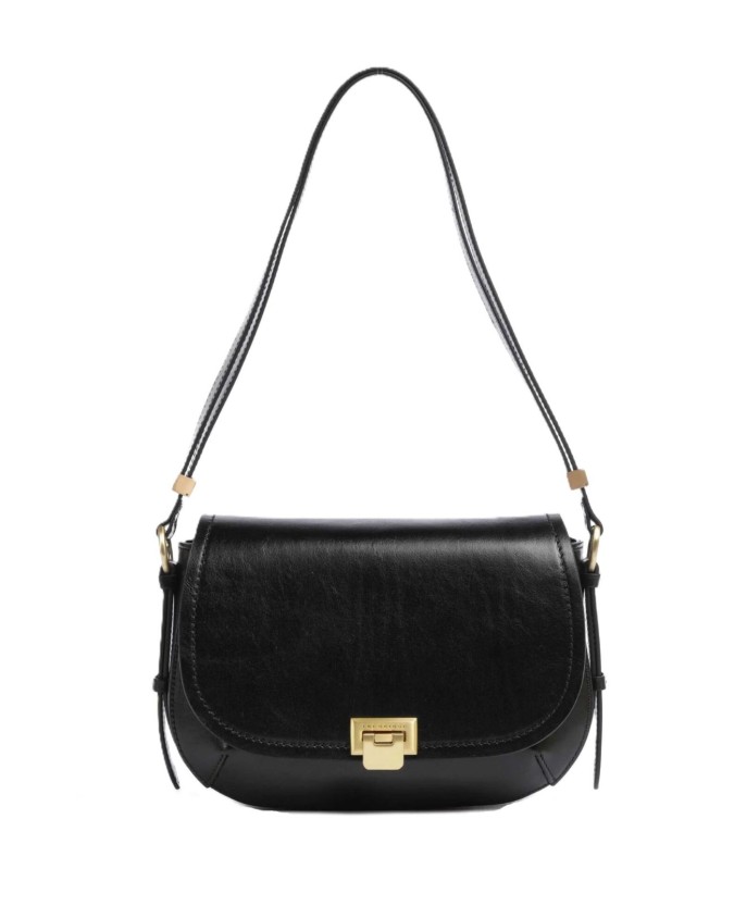  The Bridge - Borsa a tracolla in pelle media con patta Federica