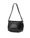  The Bridge - Borsa a tracolla in pelle media con patta Federica