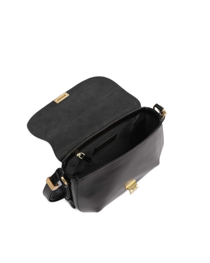  The Bridge - Borsa a tracolla in pelle media con patta Federica