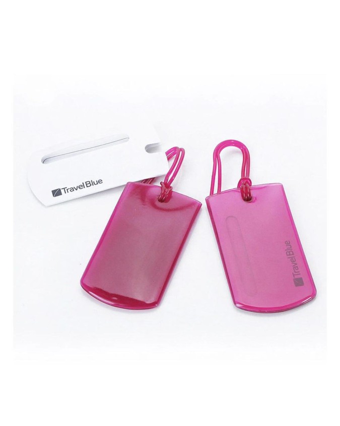 Travel Blue - Etichetta per bagaglio in pvc