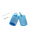 Travel Blue - Etichetta per bagaglio in pvc