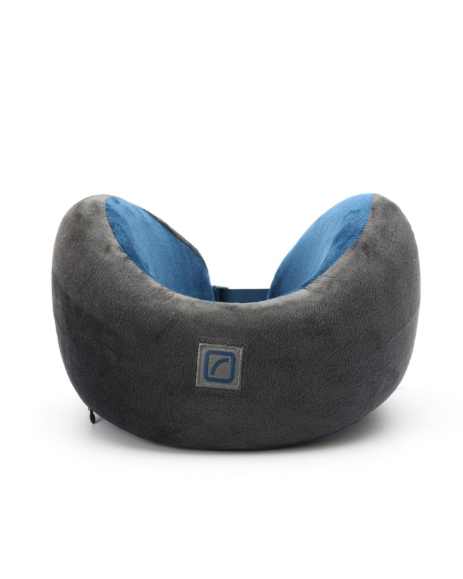 Travel Blue - Cuscino da viaggio in memory foam Infinity