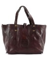 Campomaggi - Tote bag grande in pelle con decorazione laserata Teodorano