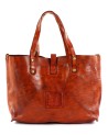  Campomaggi - Tote bag grande in pelle con decorazione laserata