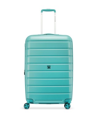 Roncato - Medium-sized expandable RPET suitcase with 4...