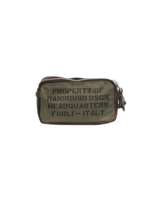 Manikomio Design - Clutch donna con polsiera in nylon Borbello
