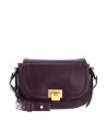 The Bridge  - Borsa a tracolla in pelle con patta Federica