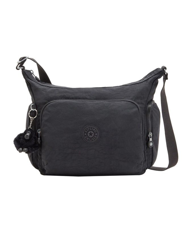  Kipling - Borsa a Tracolla Grande in Tessuto Riciclato Gabb B