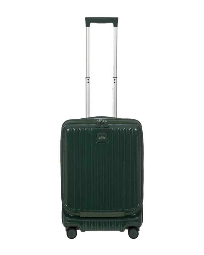 Bric's - Trolley cabina con tasca in policarbonato 55 cm 4 ruote Positano
