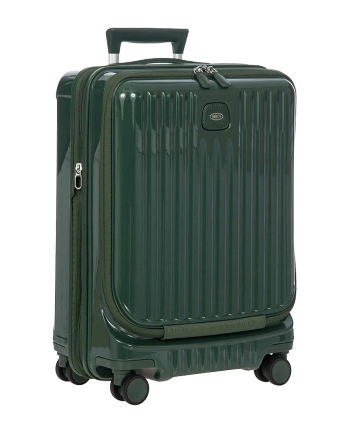 Bric's - Trolley cabina con tasca in policarbonato 55 cm 4 ruote Positano