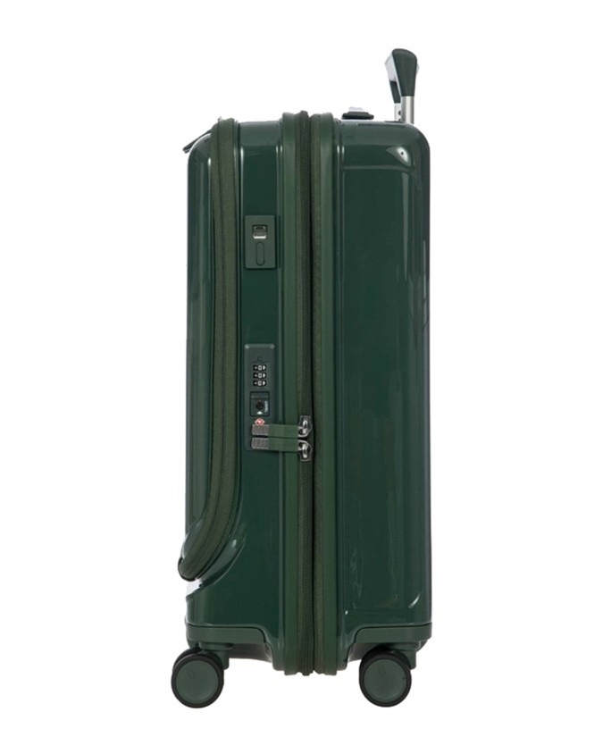 Bric's - Trolley cabina con tasca in policarbonato 55 cm 4 ruote Positano