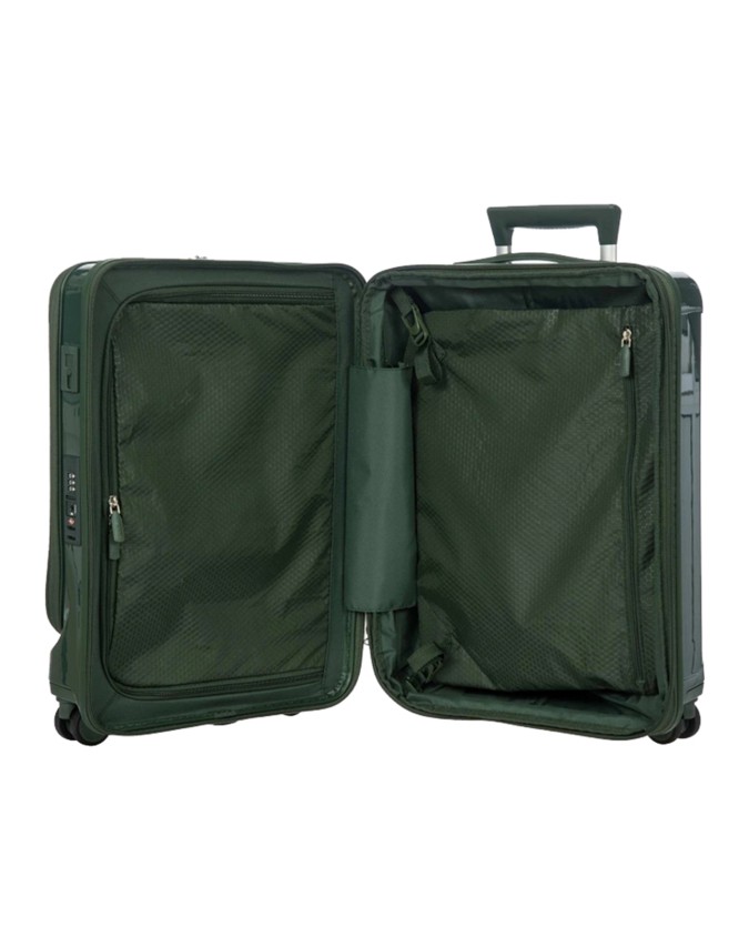 Bric's - Trolley cabina con tasca in policarbonato 55 cm 4 ruote Positano