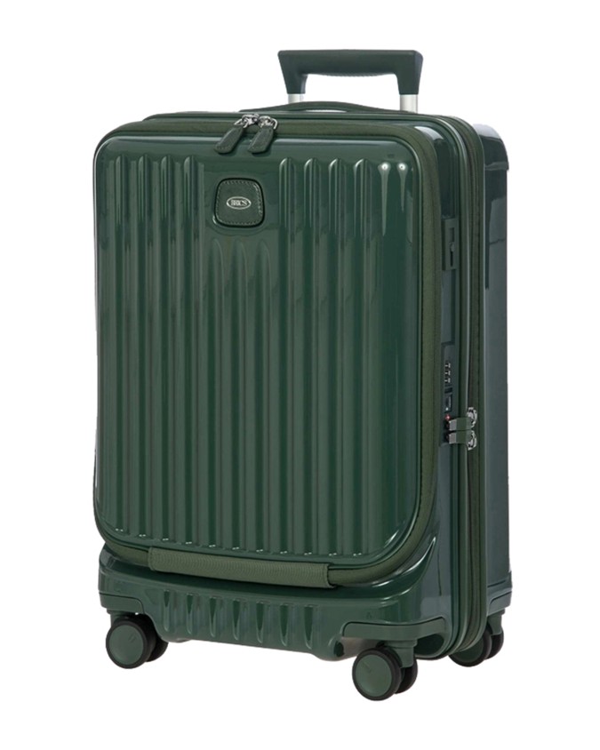 Bric's - Trolley cabina con tasca in policarbonato 55 cm 4 ruote Positano