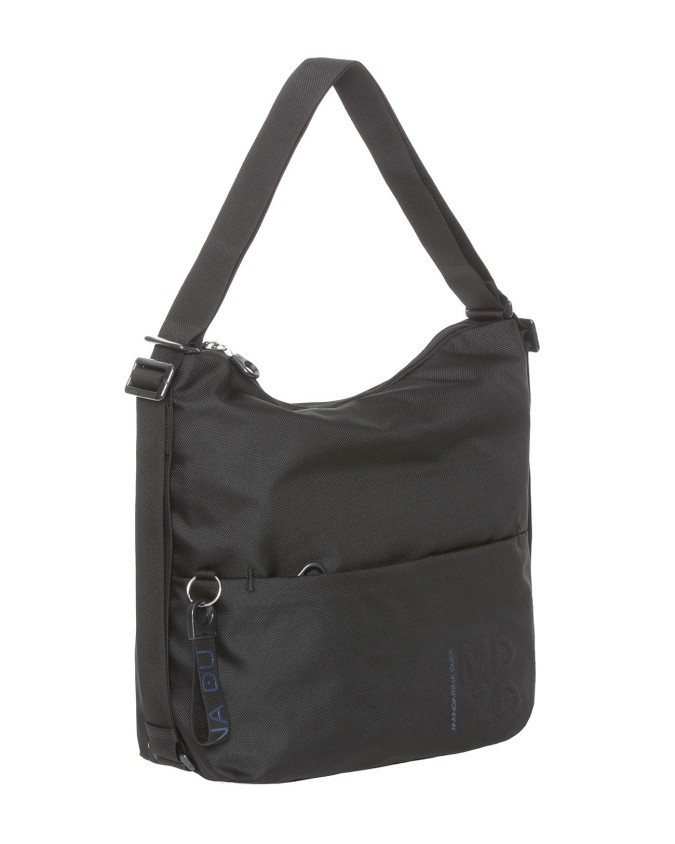  Mandarina Duck - Borsa a spalla con tasca frontale in Mitrix