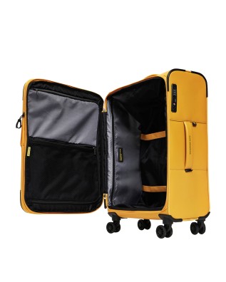 Mandarina Duck - Trolley Soft M espandibile 4 ruote 67 cm in poliestere riciclato Eco Coated 2