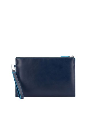  Piquadro - Pochette uomo in pelle sottile porta iPad®mini Blue 2