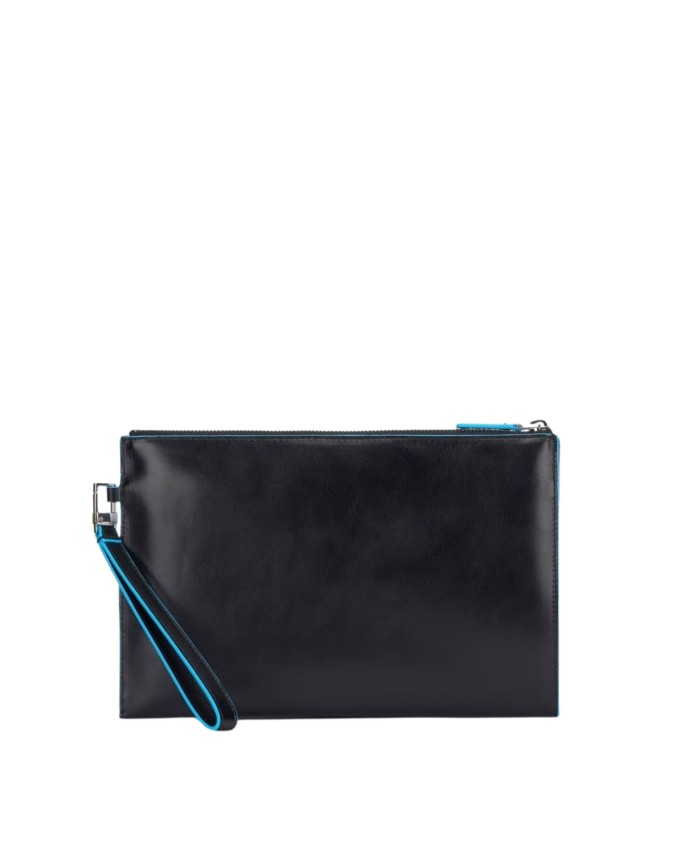  Piquadro - Pochette uomo in pelle sottile porta iPad®mini Blue