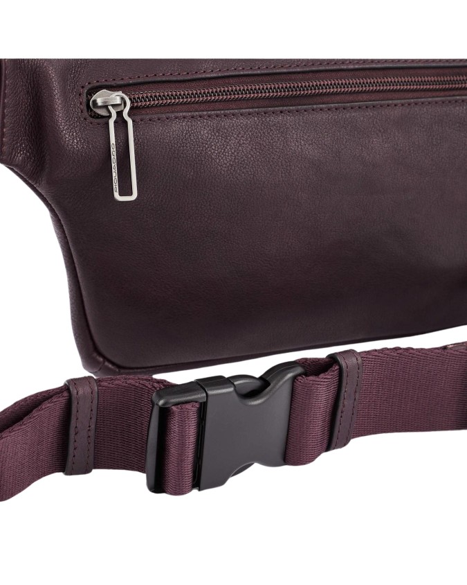  Piquadro - Marsupio in pelle con protezione anti frode RFID