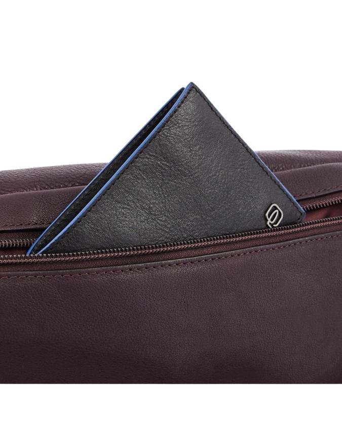 Piquadro - Leder-Gürteltasche mit...
