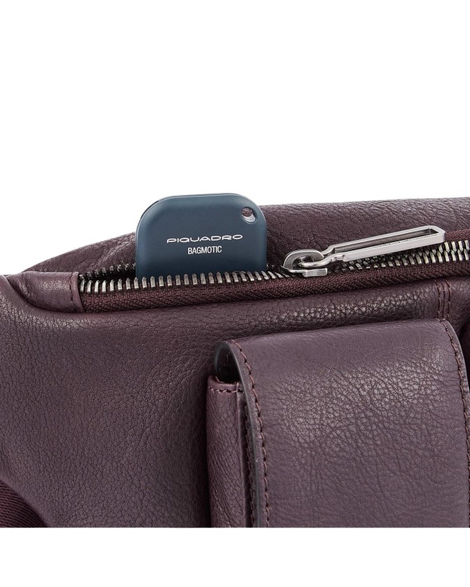  Piquadro - Marsupio in pelle con protezione anti frode RFID