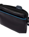  Piquadro - Pochette in pelle con porta carte di credito e