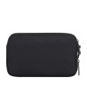  Piquadro - Pochette a due scomparti in pelle e tessuto con