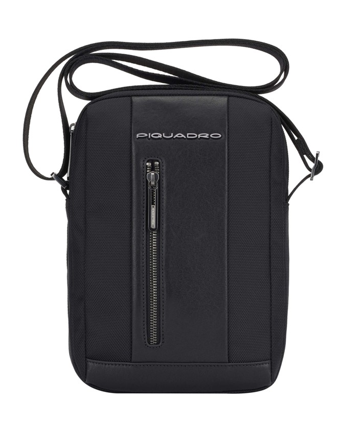 Piquadro - Borsello porta iPad®mini in tessuto riciclato con tasche per AirPods® Brief 2