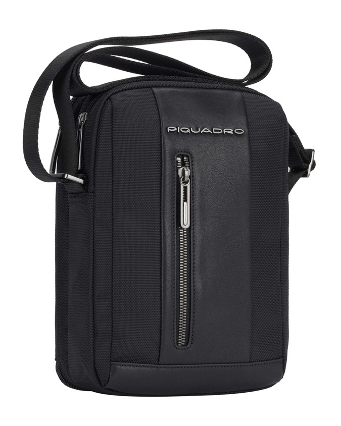 Piquadro - Borsello porta iPad®mini in tessuto riciclato con tasche per AirPods® Brief 2