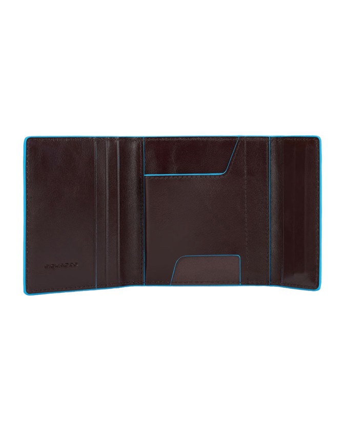 Piquadro - Portafoglio uomo in pelle tascabile con protezione RFID