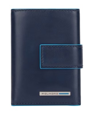 Piquadro - Herren-Taschenbrieftasche mit Münzfach Blue...