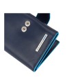  Piquadro - Portafoglio uomo tascabile con porta monete Blue
