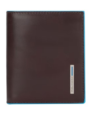  Piquadro - Portafoglio uomo verticale con porta monete RFID
